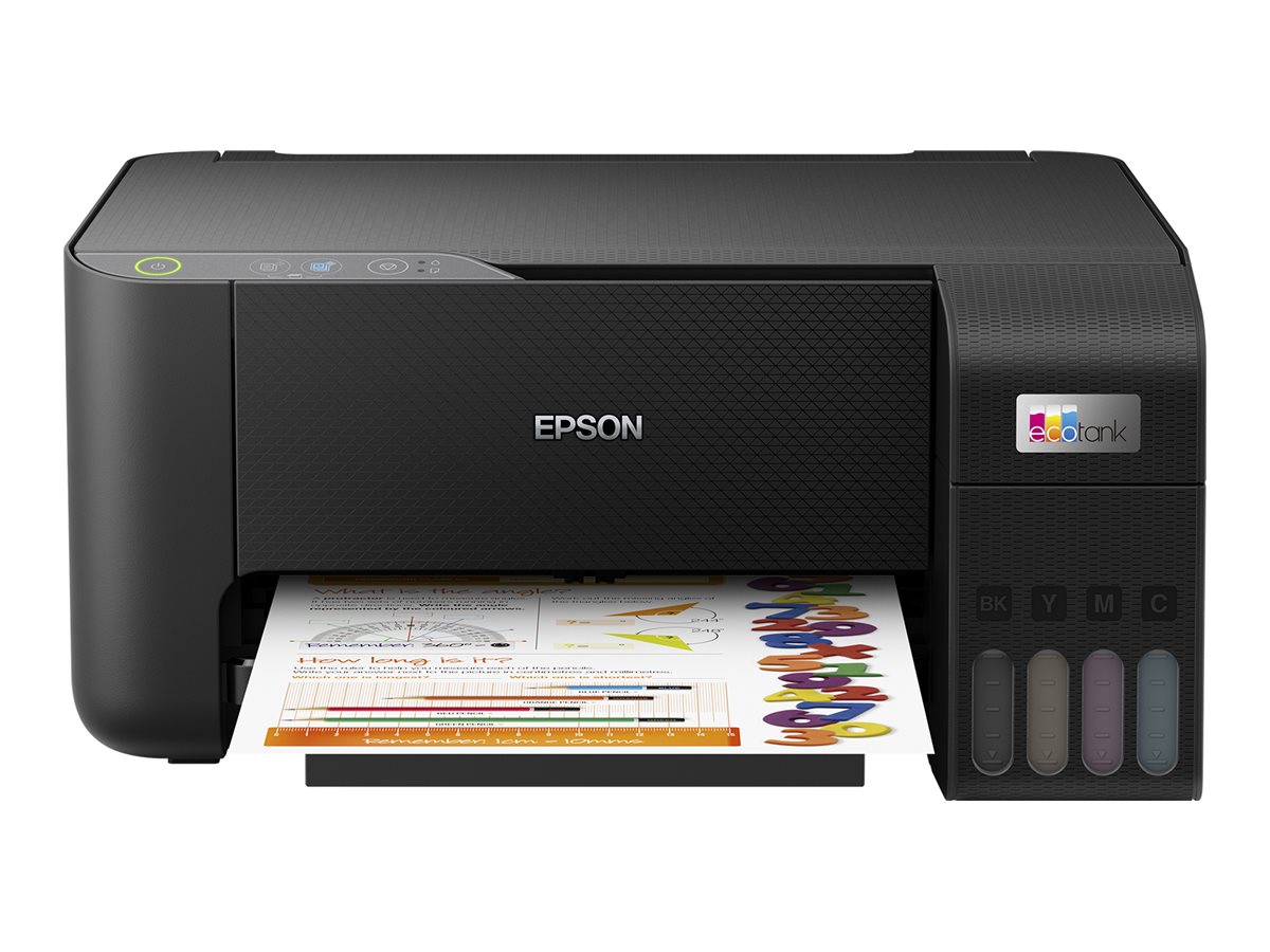 Epson EcoTank L3230 - Multifunktionsprinter - farve - blækprinter - ITS - A4/Legal (medie) - op til 10 spm (udskriver) - 100 ark - USB - sort