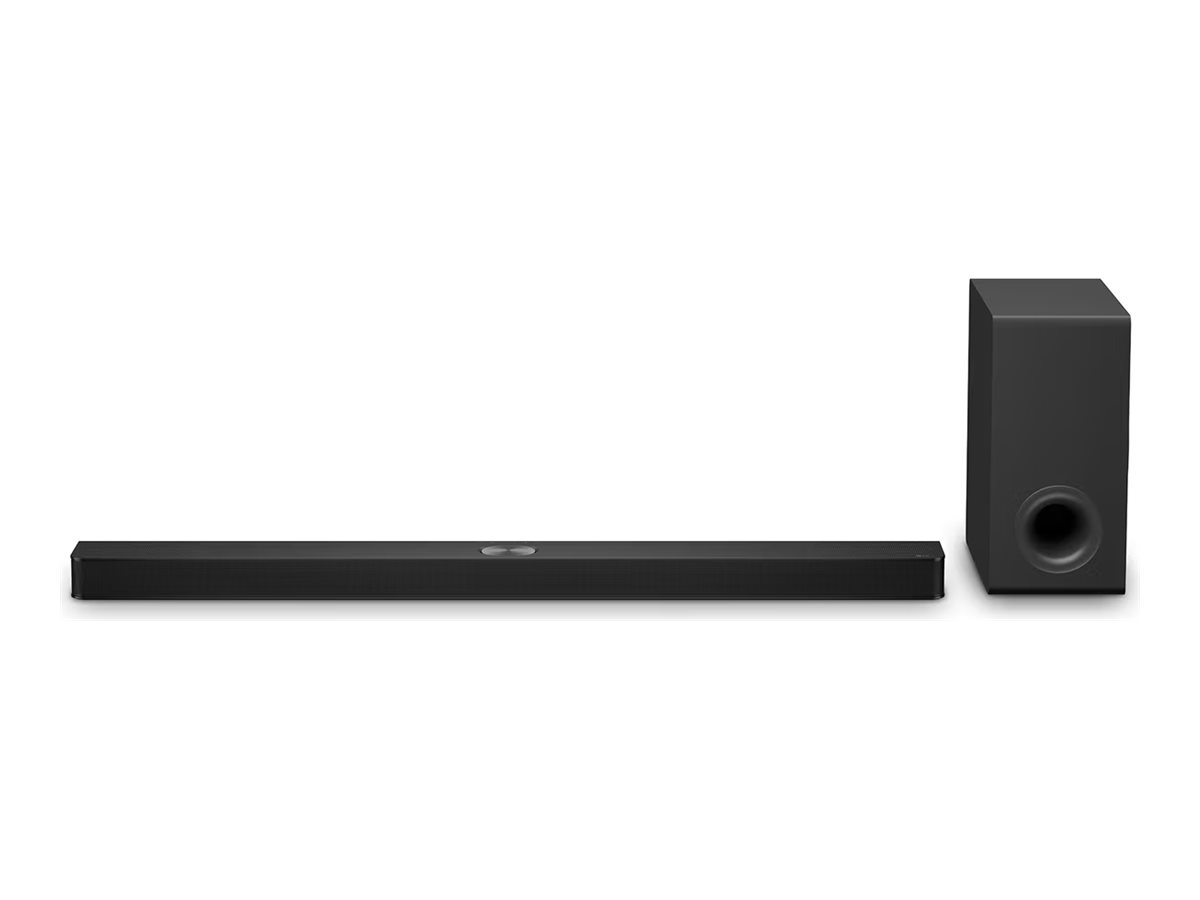 LG S90TY, 5.1.3 kanaler, 570 W, DTS Digital Surround, DTS-HD HR, DTS-HD Master Audio, DTS:X, Dolby Atmos, Dolby Digital, Dolby..., AI Sound Pro, Bass Blast, Bass Blast+, Spil, Film, Musik, Sport, Standard, 350 W, 6 ohm (O)