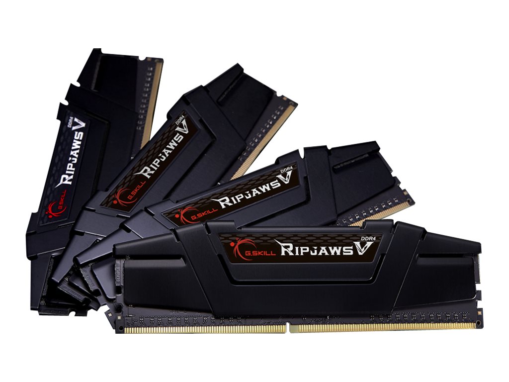 G.Skill Ripjaws V DDR4-3200 - 64GB - CL16 - Quad Channel (4 pcs) - Intel XMP - Sort