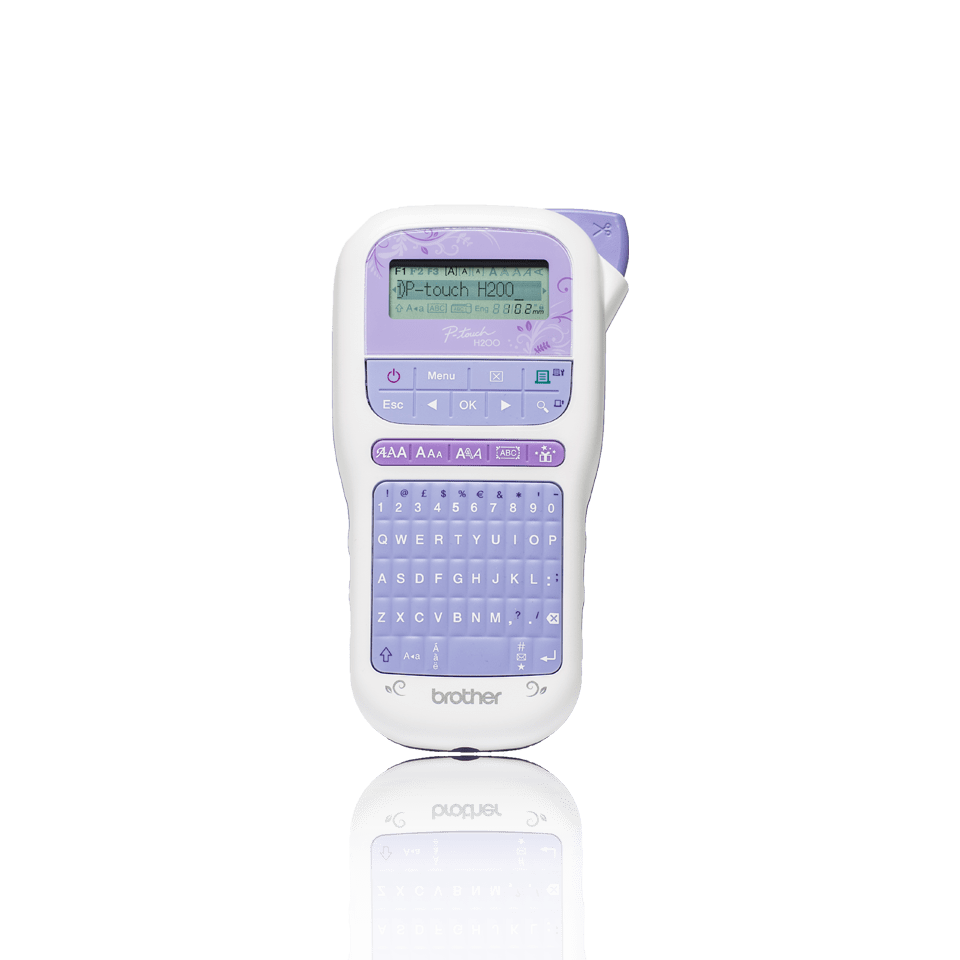 Brother PT-H200 - Etikettemaskine - S/H - termo transfer - Rulle (1,2 cm) - cutter