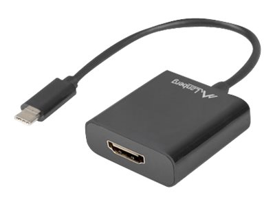 Lanberg USB-C til HDMI-adapter AD-UC-HD-01 - Sort