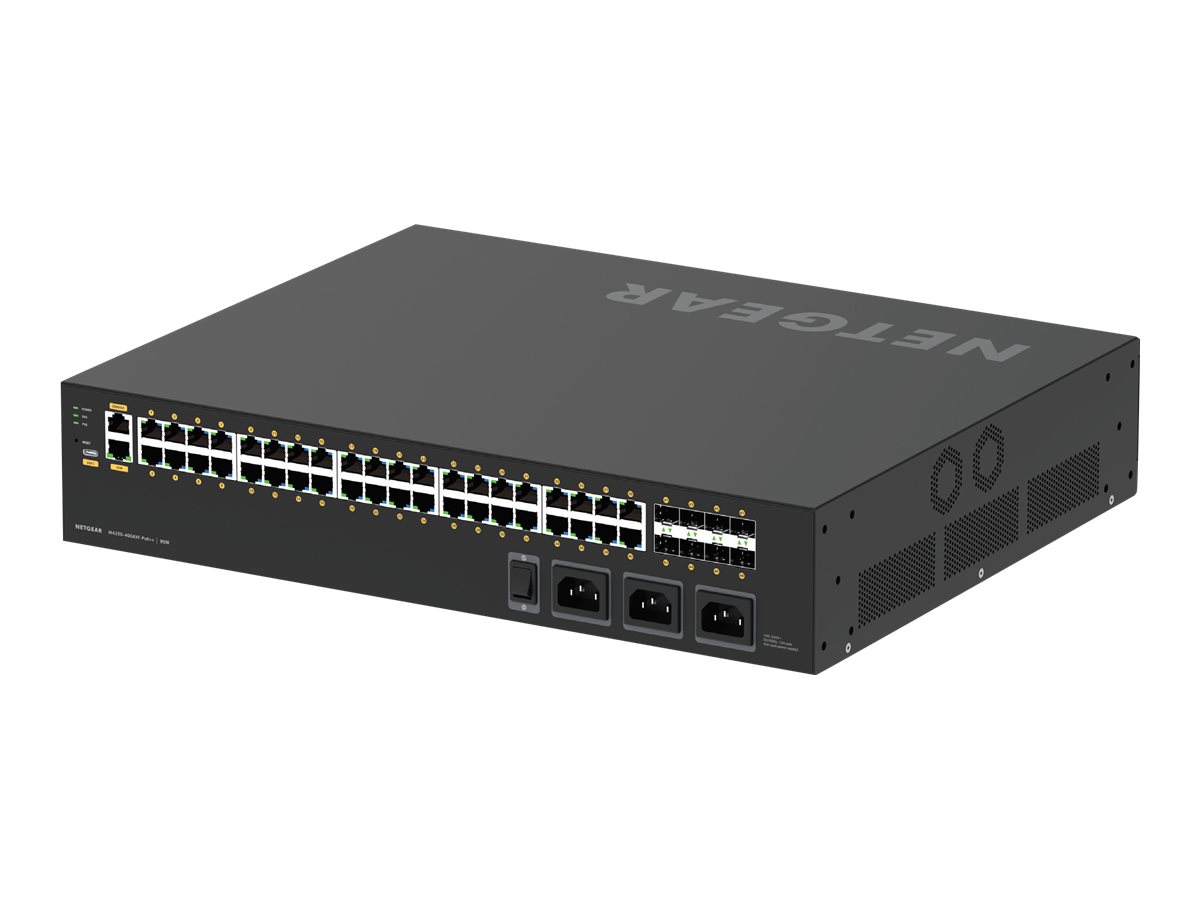 Netgear M4250-40g8xf-poe++ Administreret L2/l3 Gigabit Ethernet (10/100/1000) Strøm Over Ethernet (poe) 2u Sort