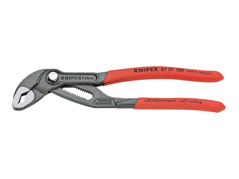 Vandpumpetang 180 mm Cobra dyppet greb, Knipex 8701-180