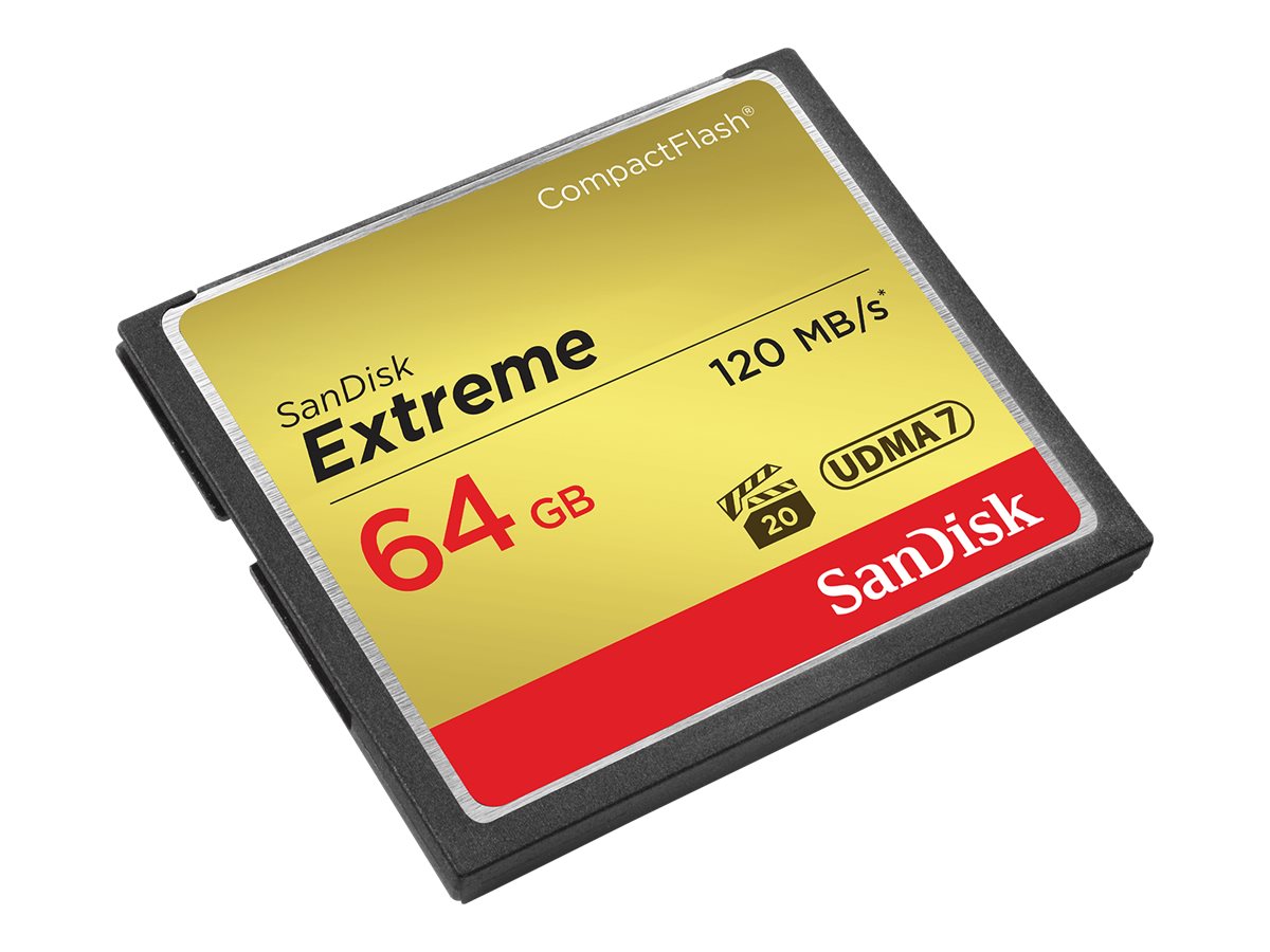 SanDisk Extreme - Flashhukommelseskort - 64 GB - 567x - CompactFlash