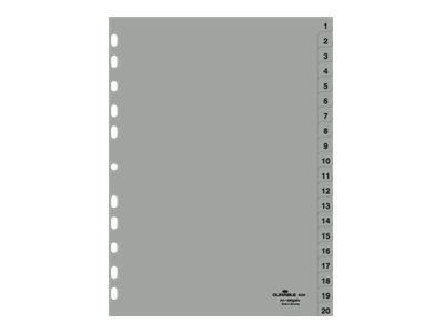 DURABLE Grey Deler A4 (210 x 297 mm) Grey