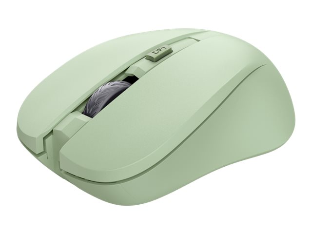 Trust Mydo Silent - Mus - Optisk - 4 knapper - Grøn