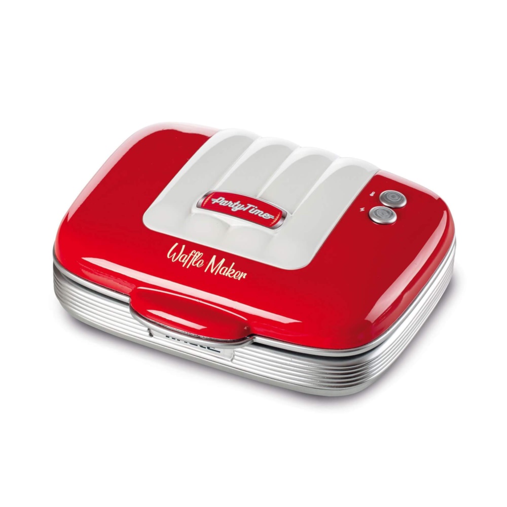 Ariete Party Time 1973 - Vaffeljern - 700 W - rød