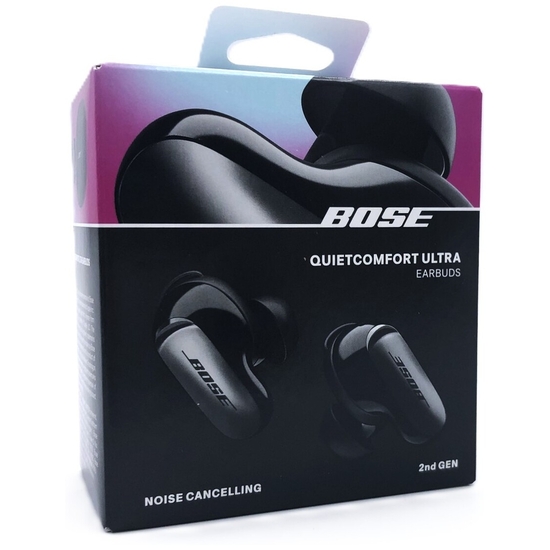 Bose QuietComfort Ultra Earbuds - 2nd Gen - ægte trådløse øretelefoner med mik. - i øret - Bluetooth - aktiv støjfjerning - støjisolerende - sort