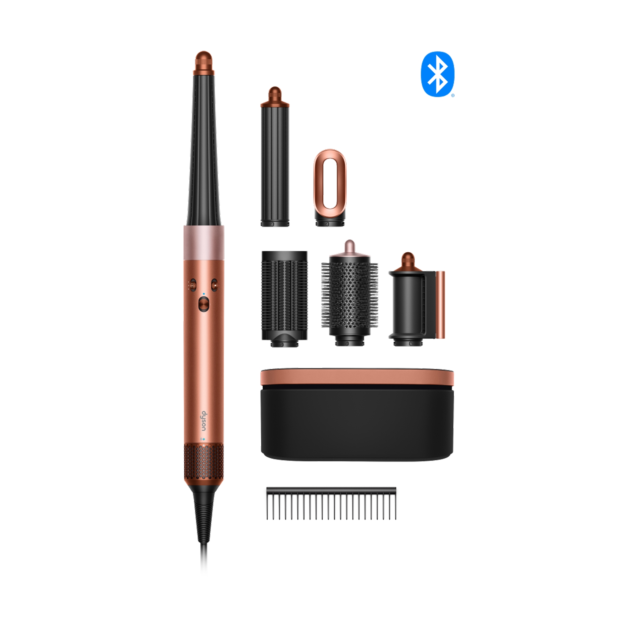 Dyson Airwrap ID Straight + Wavy Multistyler Varm Sort, Roseguld