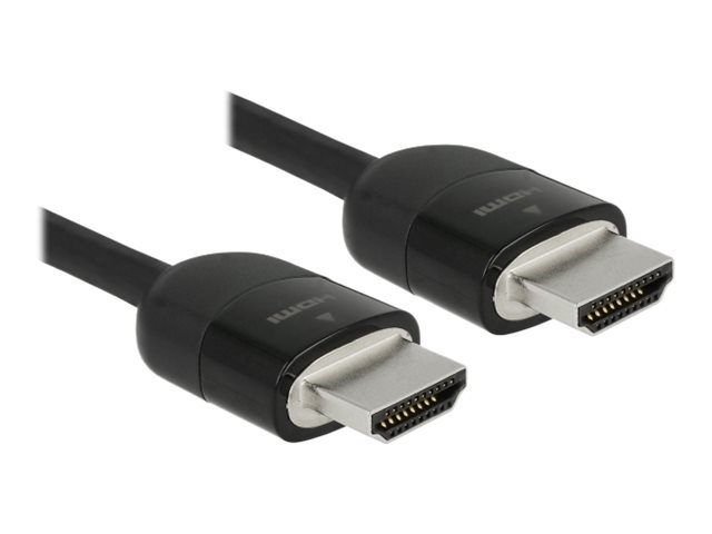Delock Premium HDMI-kabel med Ethernet 2m Sort
