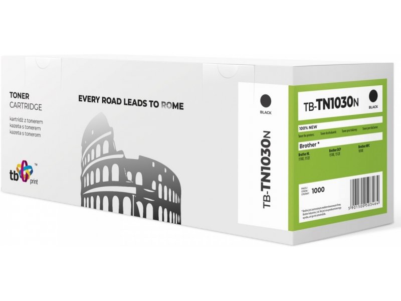 TB Print TB-TB1030N Lasertoner Sort