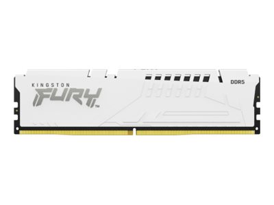 Kingston FURY Beast - DDR5 - modul - 16 GB - DIMM 288-PIN - 5600 MT/s / PC5-44800 - CL36 - 1.25 V - ikke bufferet - on-die ECC - hvid