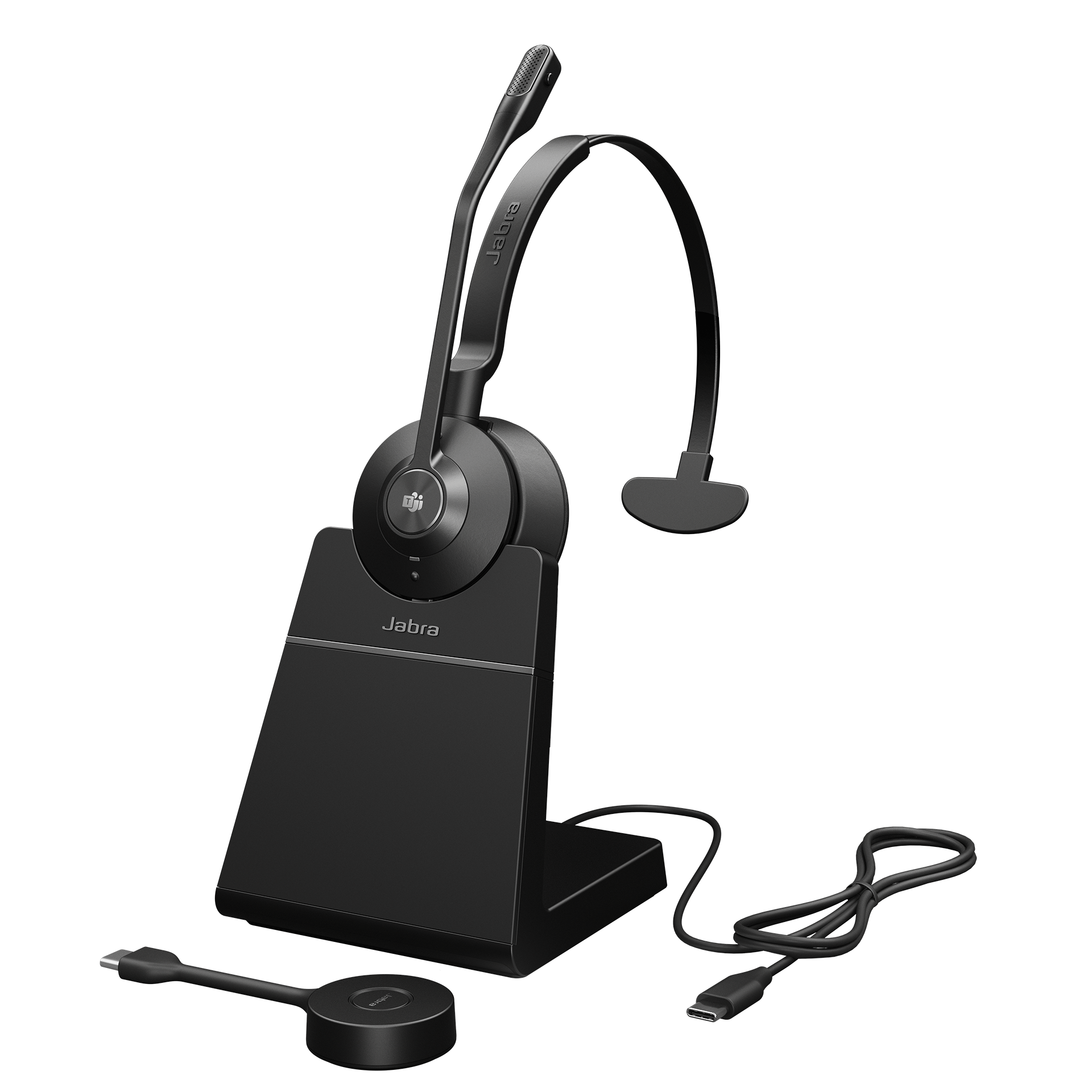 Jabra Engage 55 SE Mono Trådløs Høretelefoner Sort