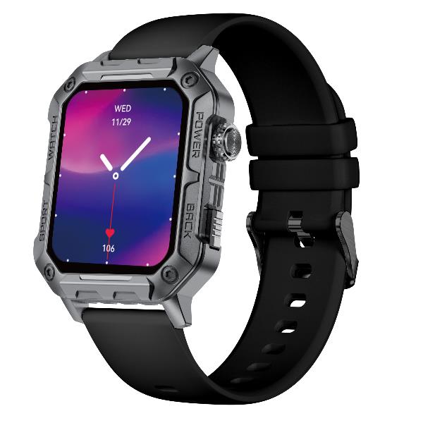 Nilox NXSWTRAILWATCH Sølv SmartWatch