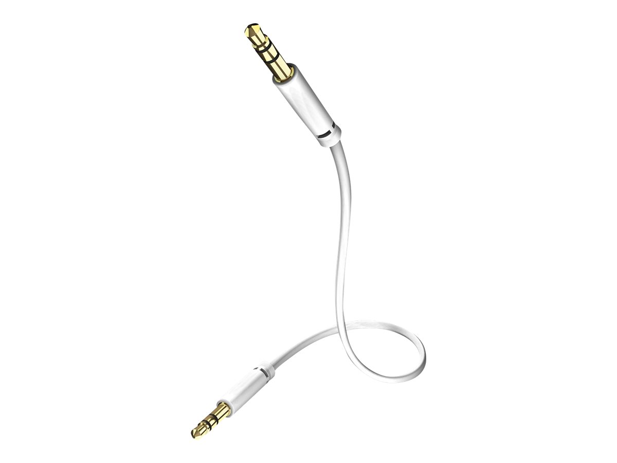 in-akustik Star MP3 Audio Cable Audiokabel Hvid 50cm