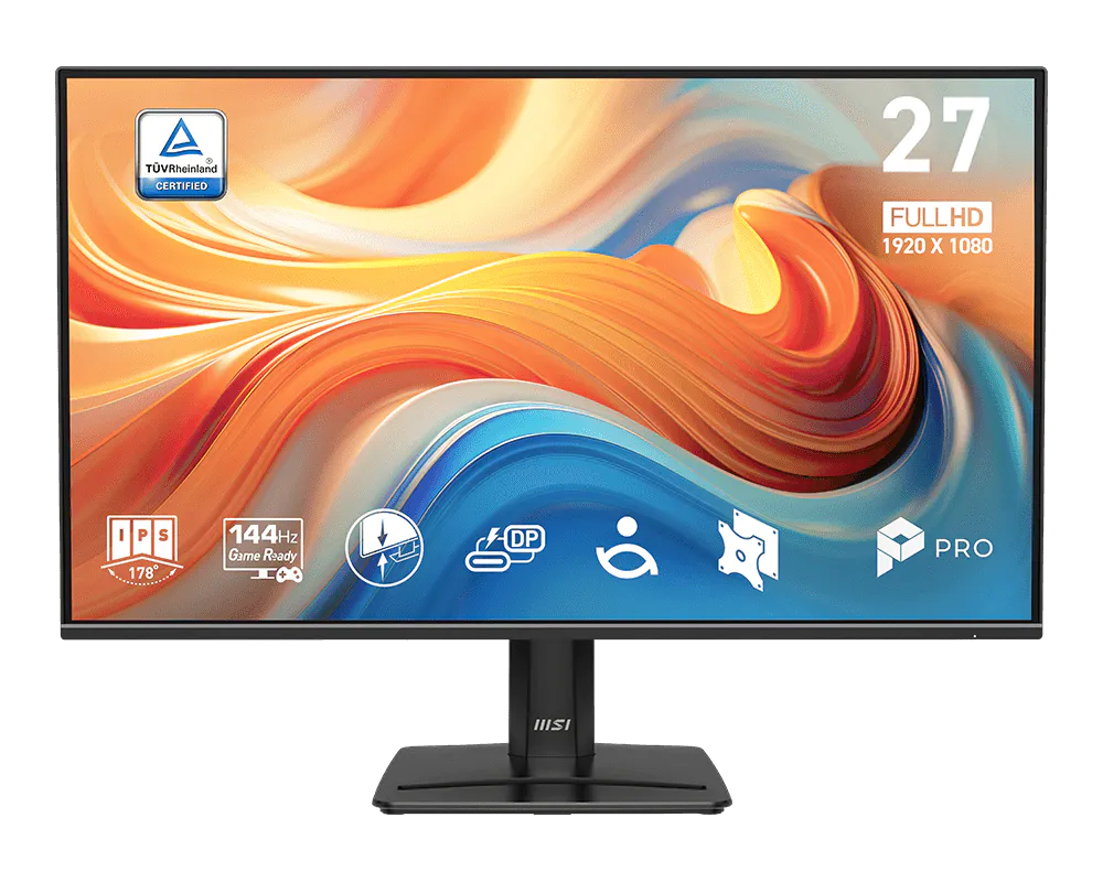 MSI Pro MP272 E14C 27" IPS 1920 x 1080 (Full HD) HDMI DisplayPort 144 Hz