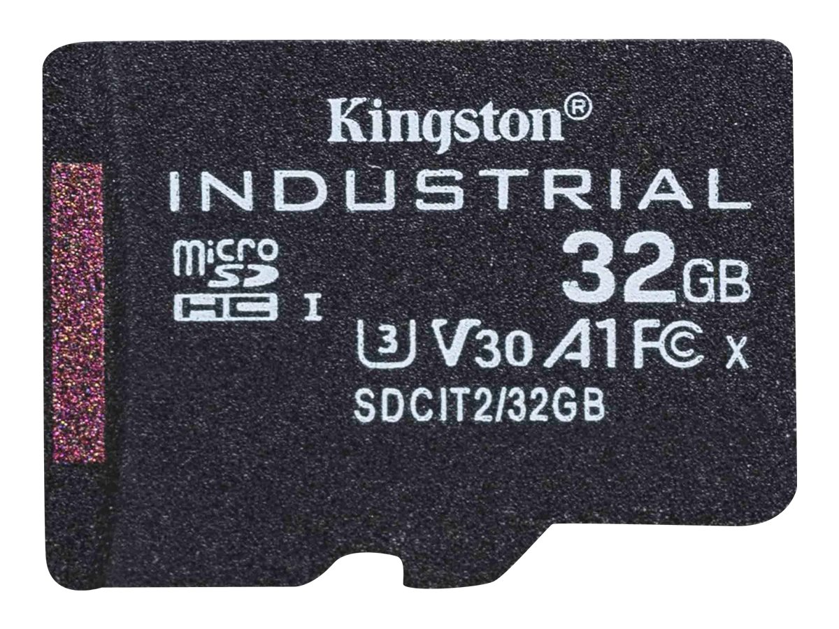 Kingston 32GB microSDHC Industrial C10 A1 pSLC Card w/o Adapter