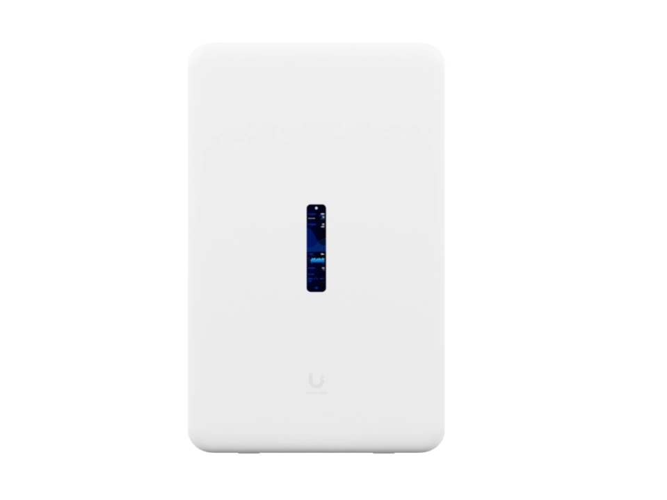 Ubiquiti Dream Wall - Sikkerhedsudstyr - 10GbE, 2.5GbE - Wi-Fi 6 - 2.4 GHz, 5 GHz - vægmonterbar - for P/N: UACC-AOC-SFP10-5M, UACC-CRB, UACC-DAC-SFP10-0.5M, UACC-PSU-UDW