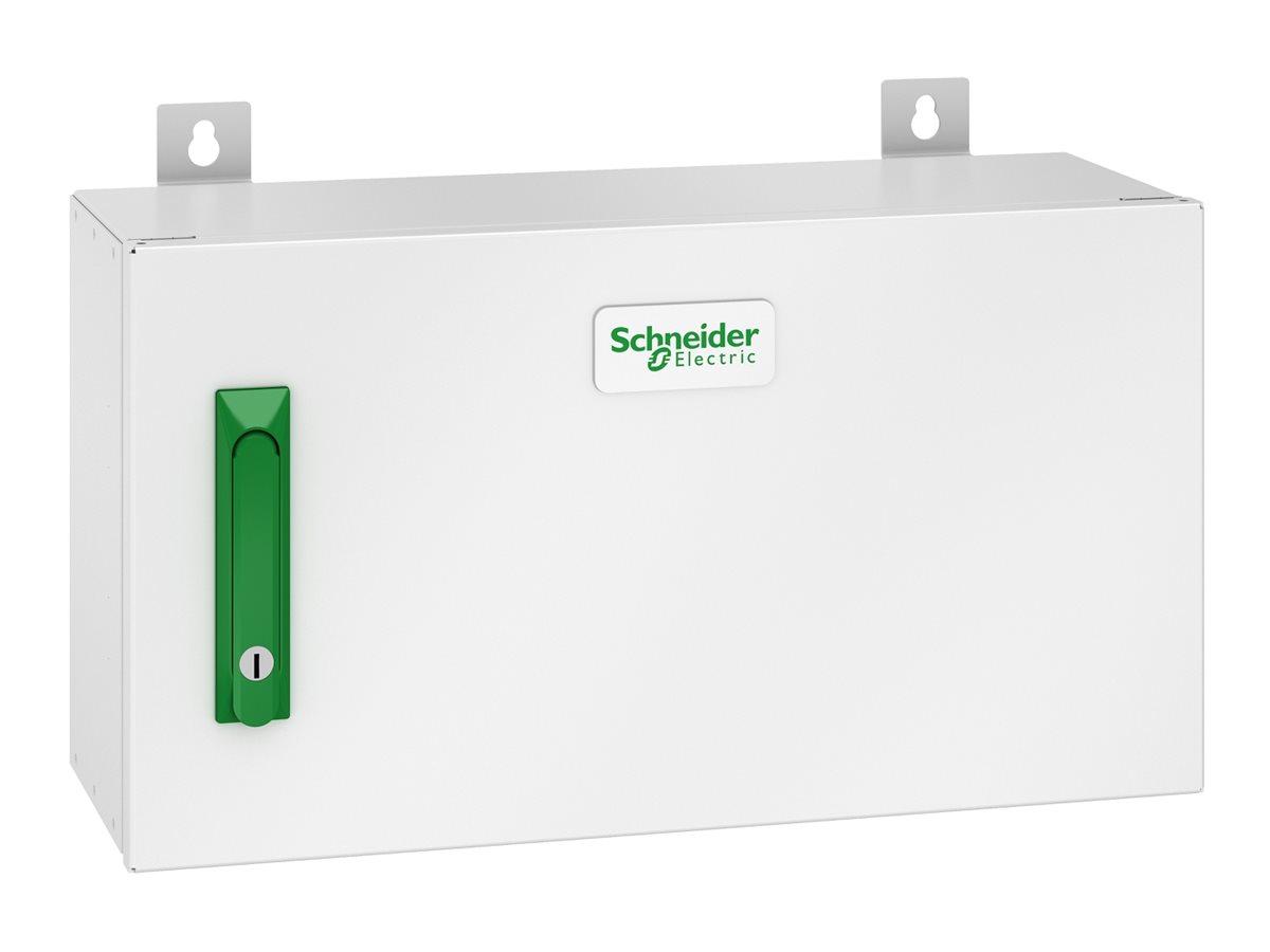 Schneider Electric - UPS backfeed box - 95A 3-faset strømkontakter, bundforbindelse - vægmonterbar - hvid, RAL 9003