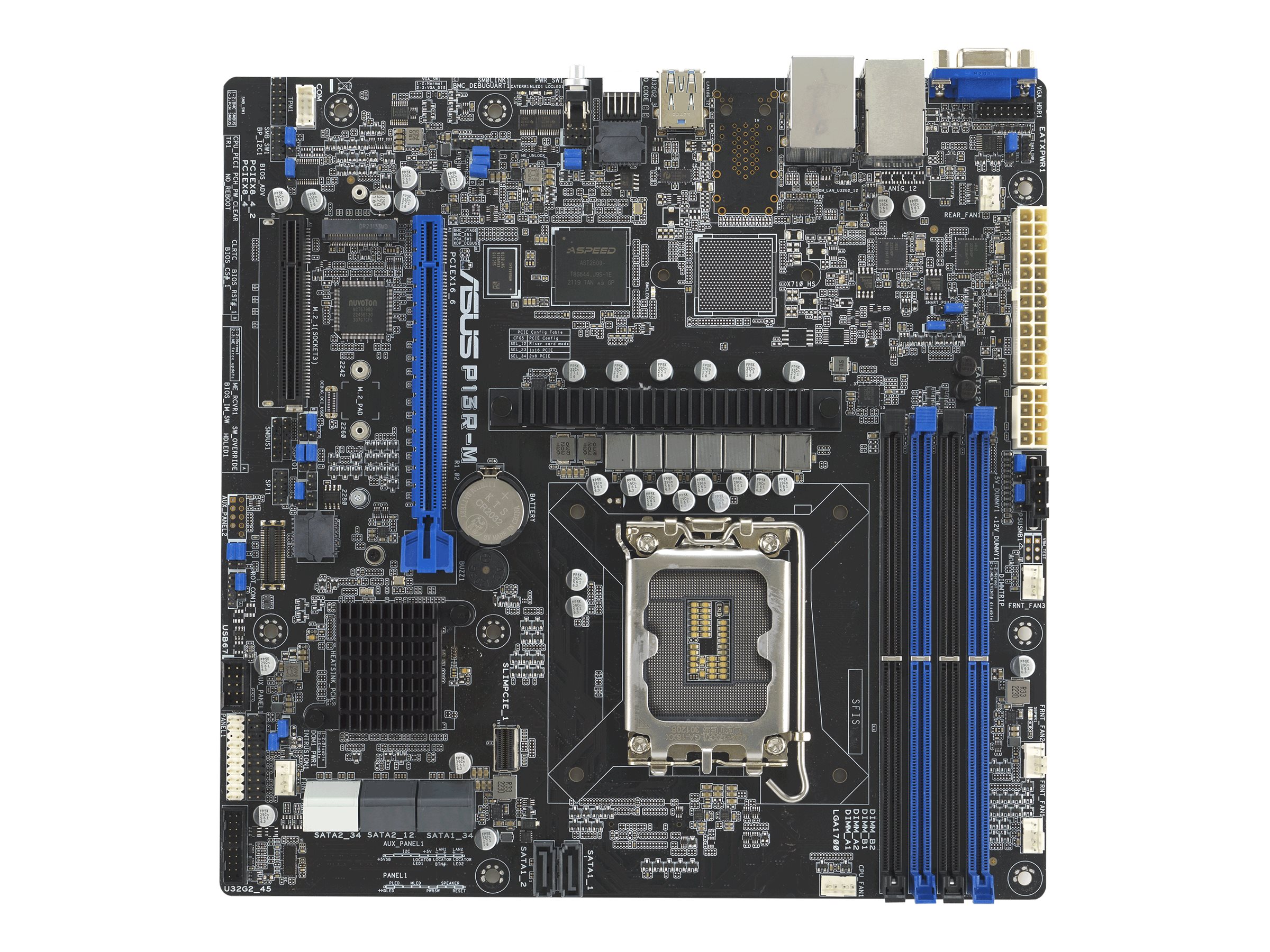 ASUS P13R-M Bundkort - Intel C262 - Intel LGA1700 socket - DDR5 RAM - Micro-ATX