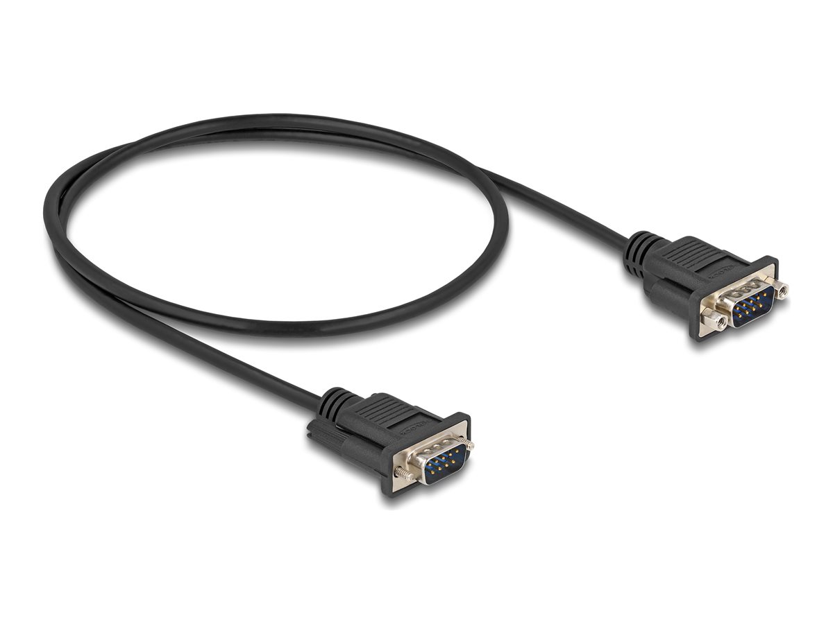 DeLOCK Serielt kabel Sort 50cm