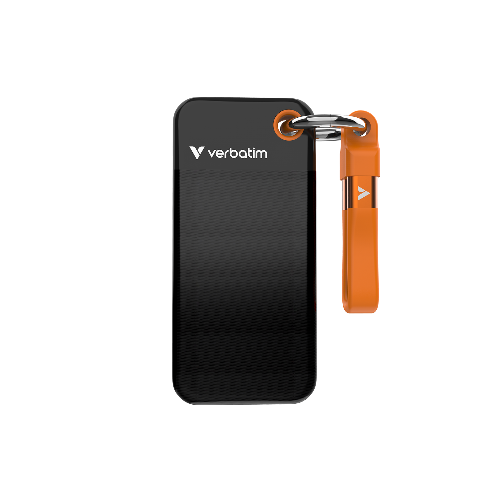 Verbatim Pocket SSD - 1TB - USB 3.2 Gen 2 - Sort / Orange