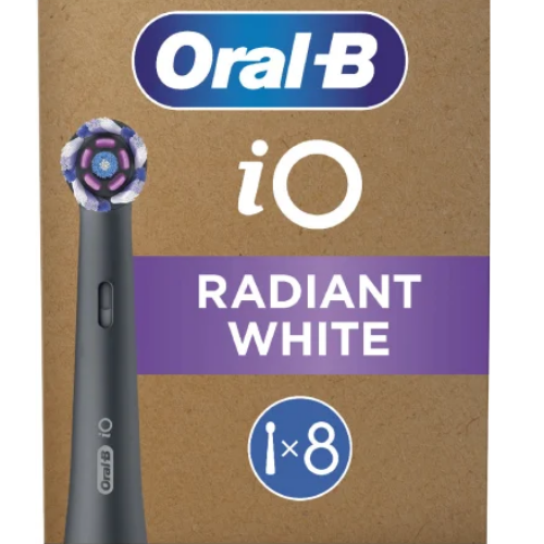 Oral-B iO Strahlendes Weiss 8er (schwarz, Für eine aufhellende Reinigung)