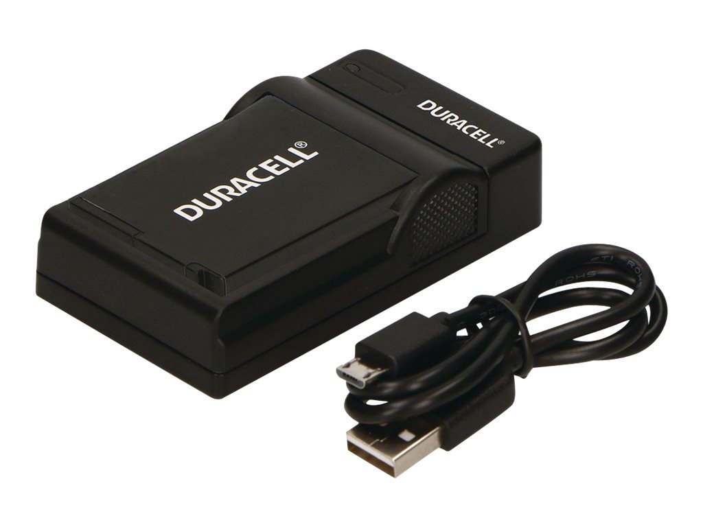 Duracell DRN5923 Replacement Nikon EN-EL12 USB Charger - Batterioplader - sort - for Nikon Coolpix A1000, A900, AW120, AW130, P340, S9600, S9900, W300  KeyMission 170, 360