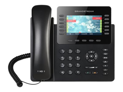 Grandstream Ip Phone Black 12 Lines Lcd
