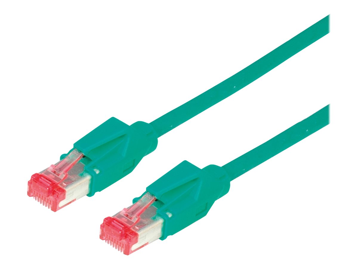 Draka Comteq S/FTP Patch cable Cat6, Green, 1m 1m Grøn