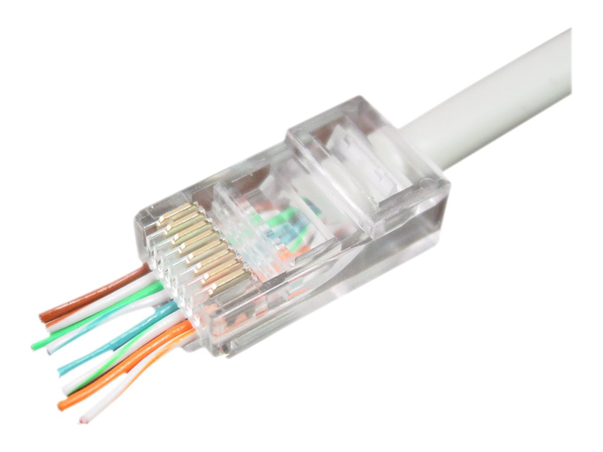 Gembird Modular Plug - Netværk-konnektor - RJ-45 (han) - UTP (pakke med 100)