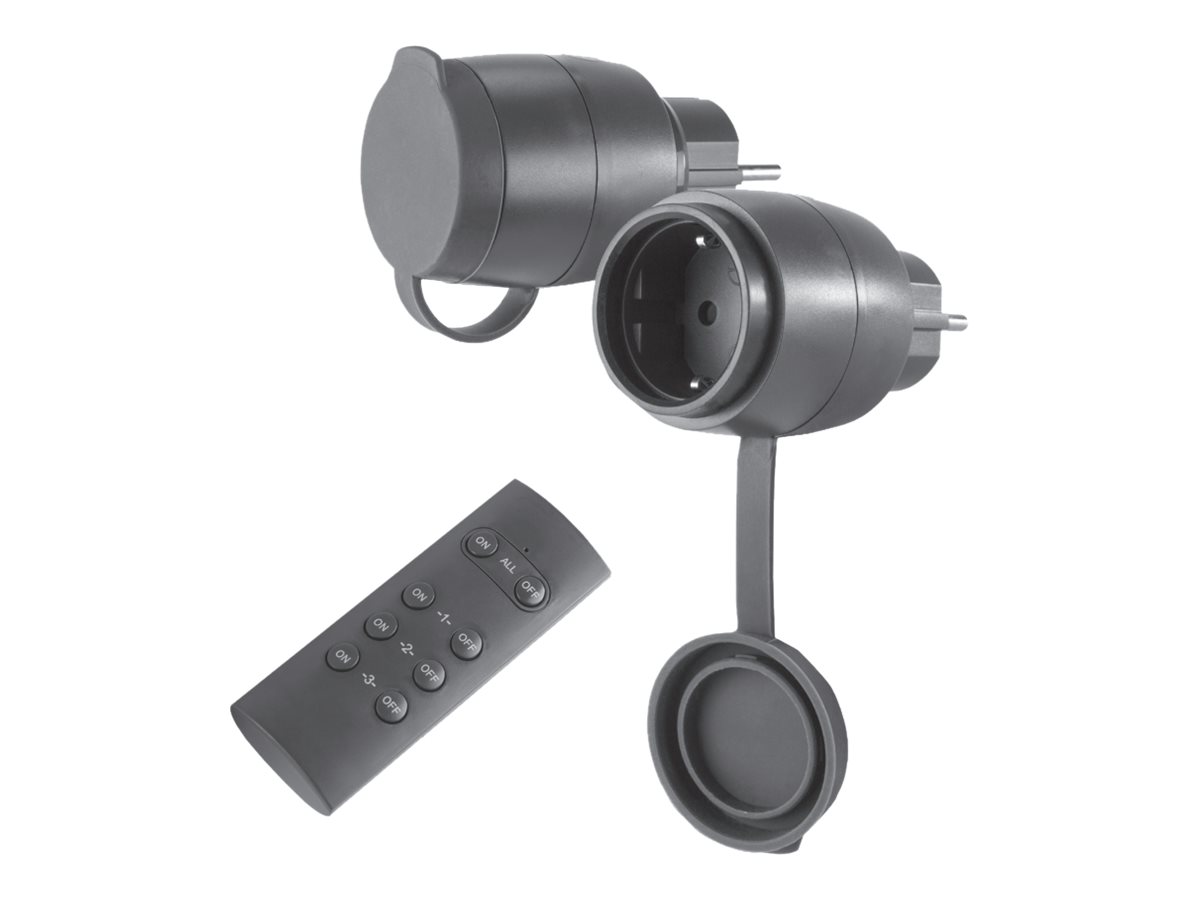 REV 0085600503, Trådløs, 433,92 Mhz, Indendørs/udendørs, Sort, 0 - 30 m, 3680 W