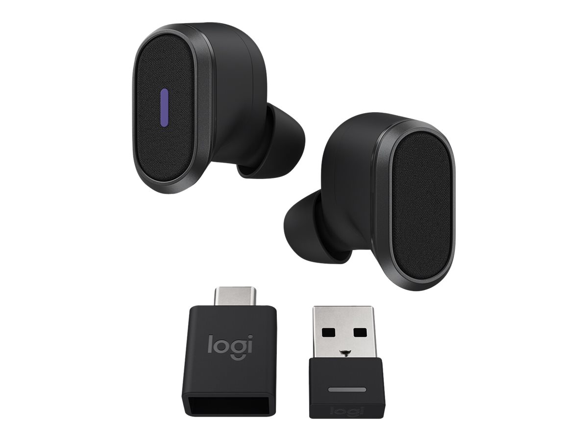 Logitech Zone True Wireless Trådløs Ægte trådløse øretelefoner Sort