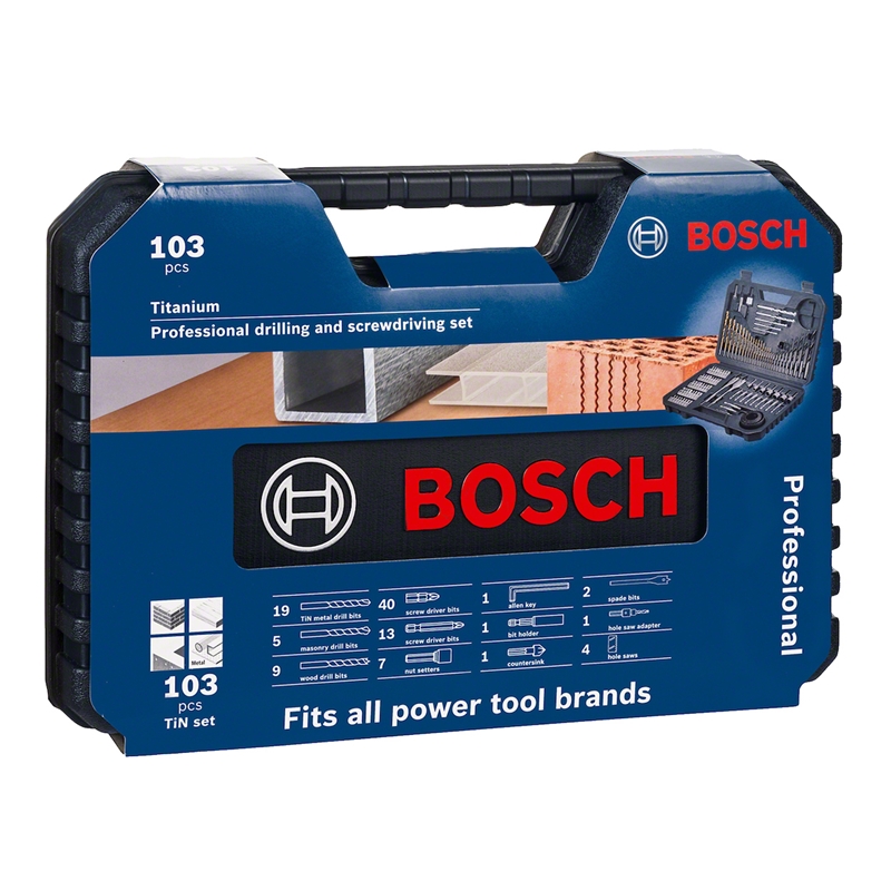Bosch profesionalus įrankių priedų rinkinys 103 vnt, 2608594070