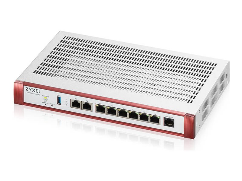 Zyxel ZyWALL USG FLEX 200H - Firewall - med 1 års Security Bundle - 1GbE, 2.5GbE - cloud-administreret