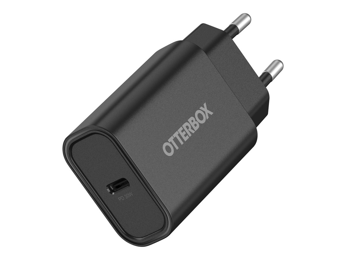 OtterBox Standard EU Wall Charger 30W - 1X USB-C 30W USB-PD Black - ProPack