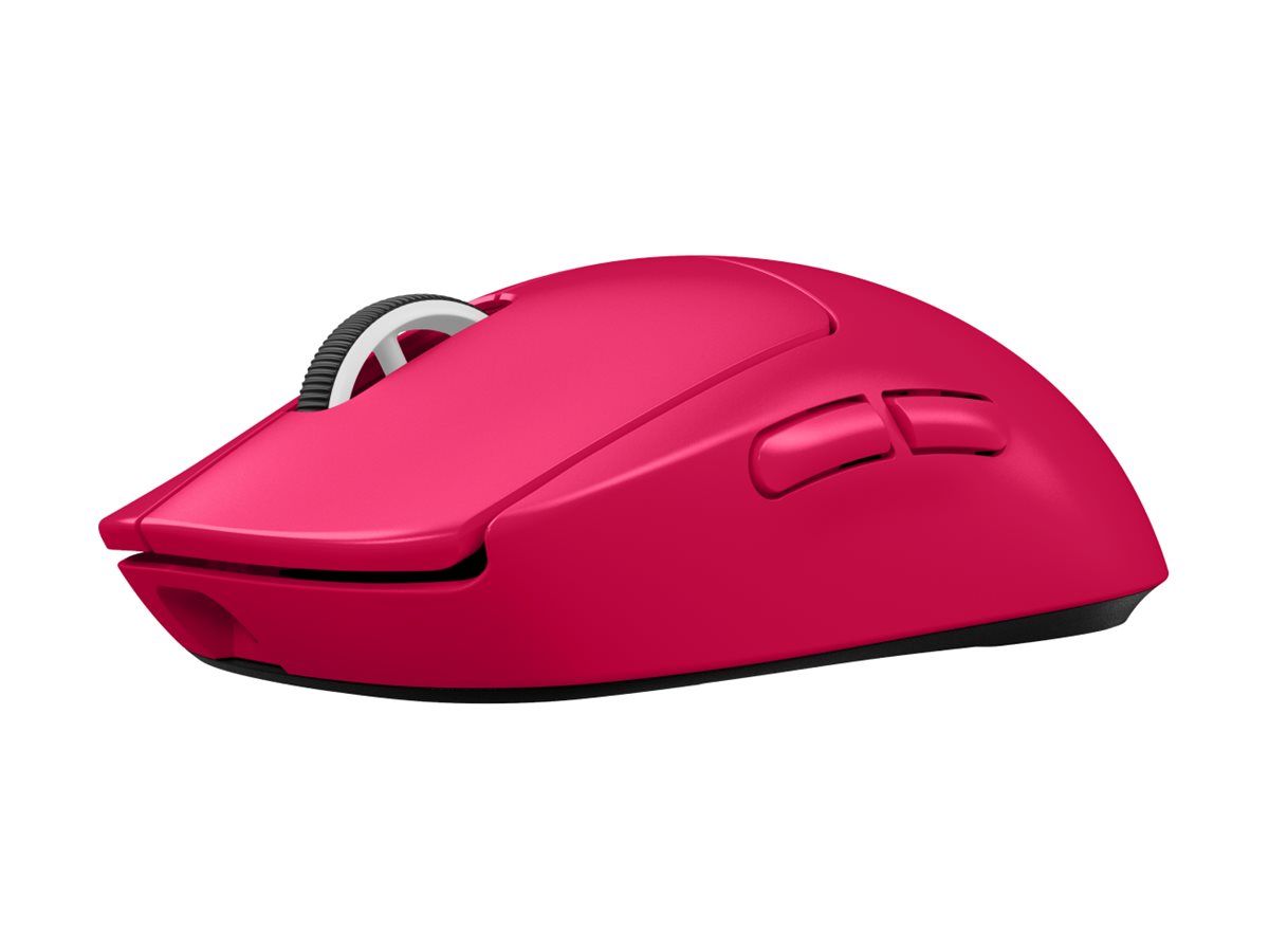 Logitech G PRO X SUPERLIGHT 2 - Mus - gaming - optisk - 5 knapper - trådløs - 2.4 GHz - USB Logitech LIGHTSPEED-modtager - pink