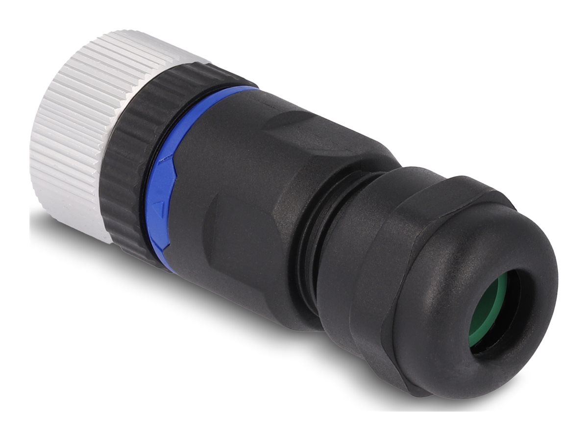 DeLOCK 5.2cm Netværk-konnektor Sort