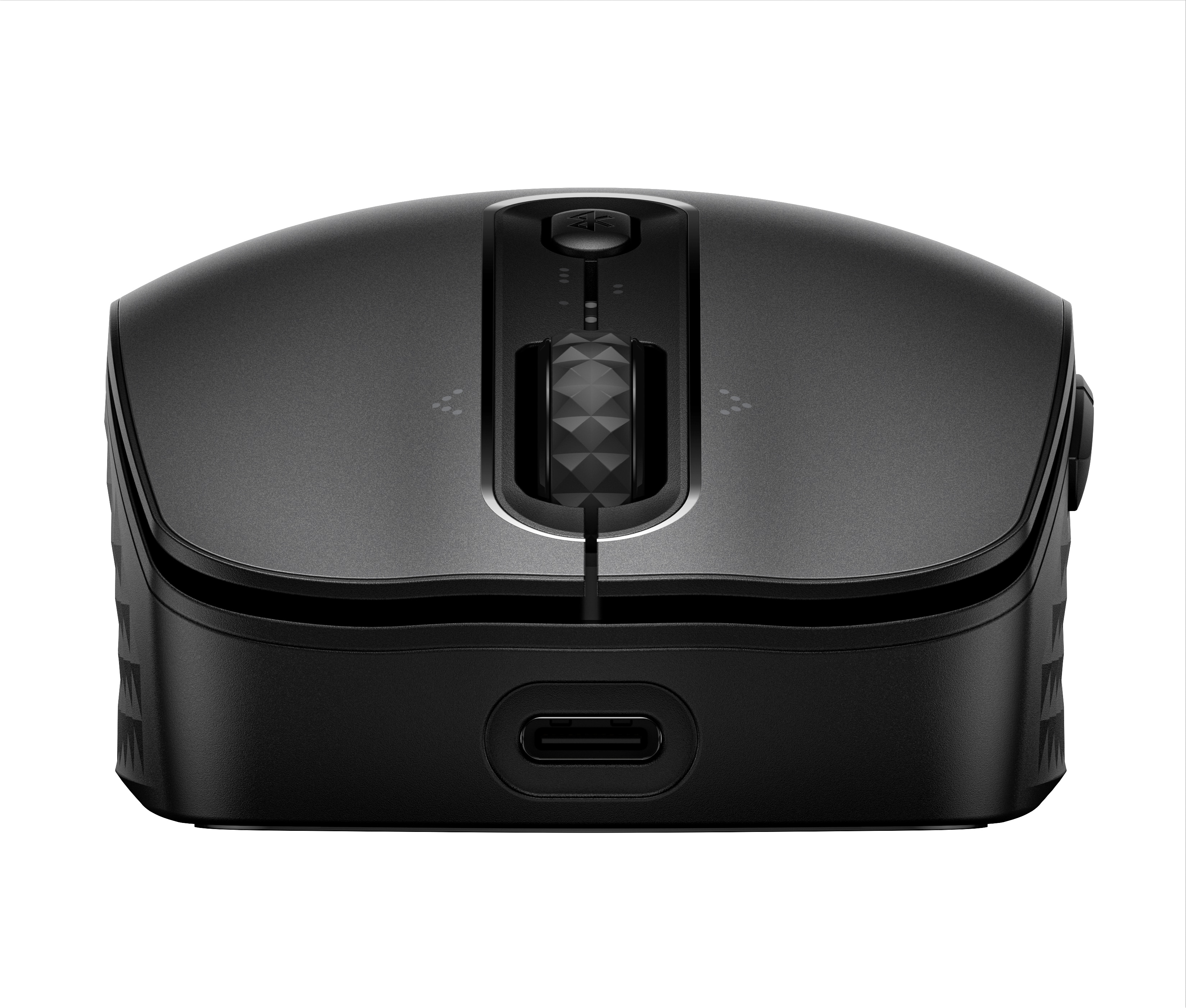 HP 690 - Mus - Qi-Charging - 7 knapper - trådløs - Bluetooth - sort