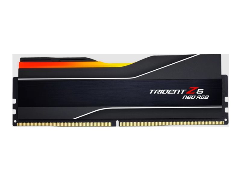 G.Skill Trident Z5 Neo RGB DDR5-6000 - 24GB - CL40 - Single Channel (1 pcs) - AMD EXPO & Intel XMP - Sort med RGB