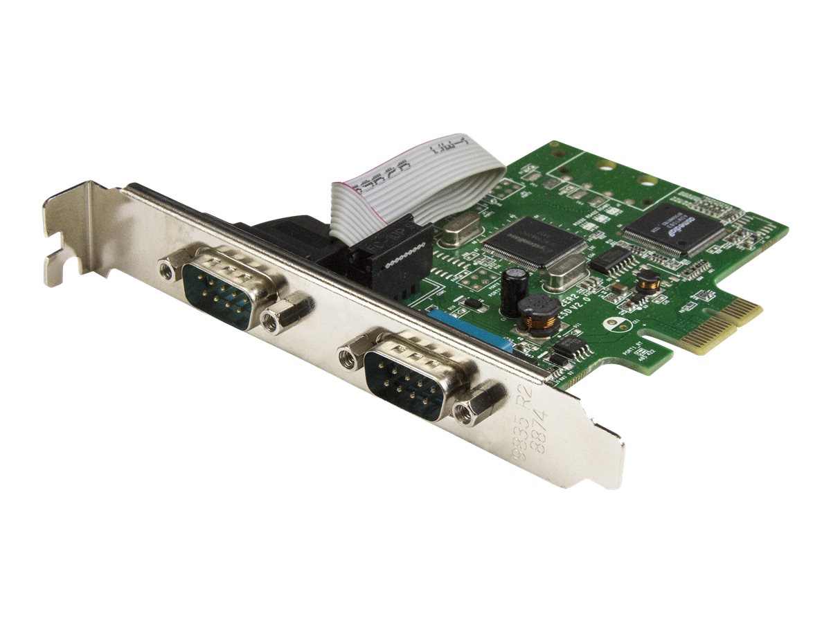 StarTech.com 2-Port PCI Express Serial Card with 16C1050 UART