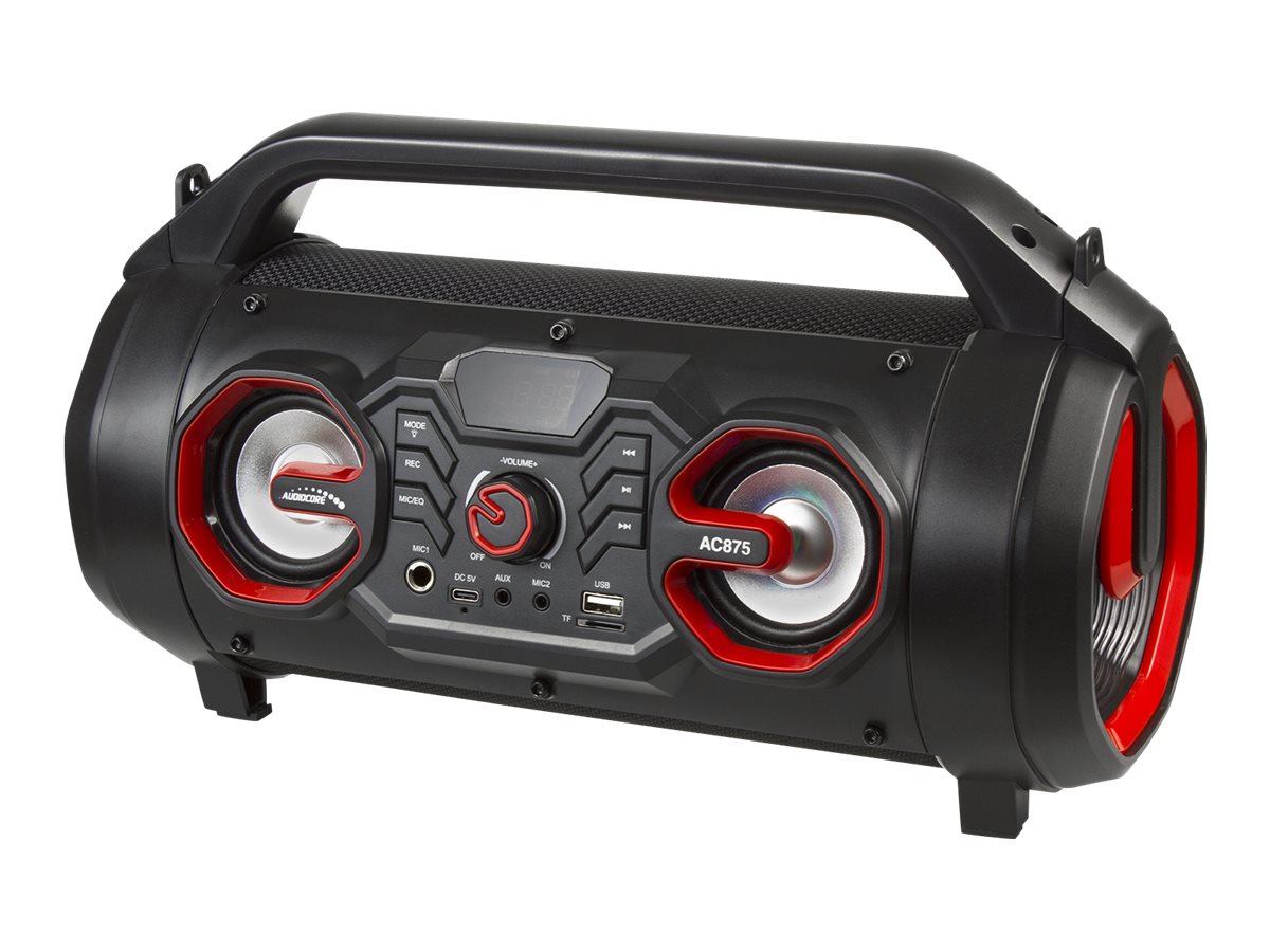 Bluetooth-højtaler AUDIOCORE Bazooka AC875 med FM-radio og microSD