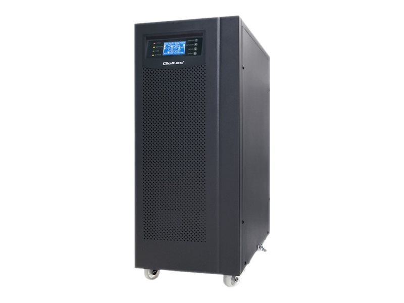 UPS strømforsyning Qoltec 10 kVA / 8 kW – online dobbeltkonvertering