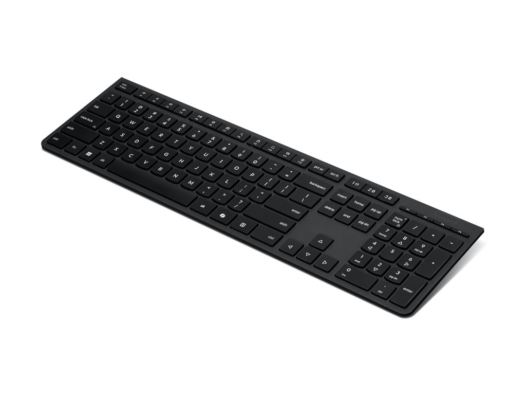 Lenovo Professional - keyboard full size - US with Euro symbol - grey Input Device - Tastatur - Engelsk - Grå