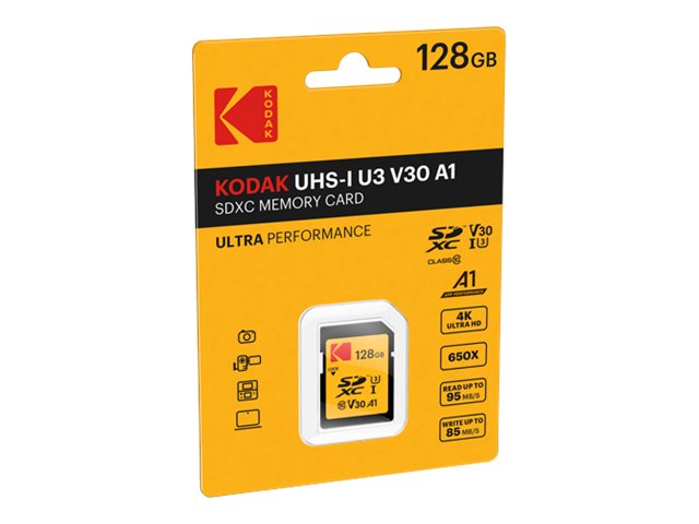 Kodak SDXC UHS-I Memory Card 128GB 95MB/s