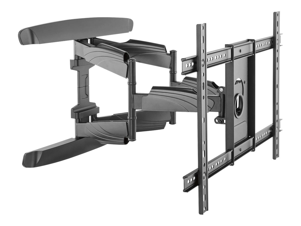 StarTech.com TV Wall Mount supports up to 70" VESA Displays, Low Profile Full Motion Universal TV Flat Screen Wall Mount Heavy Duty Adjustable