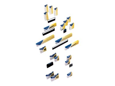 Farvebånd GR. 51, sort/rød, pakke a 6 stk