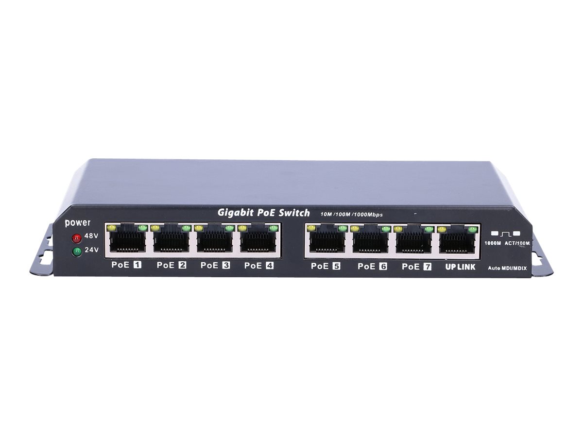 Extralink KRATOS Switch 8-porte Gigabit PoE