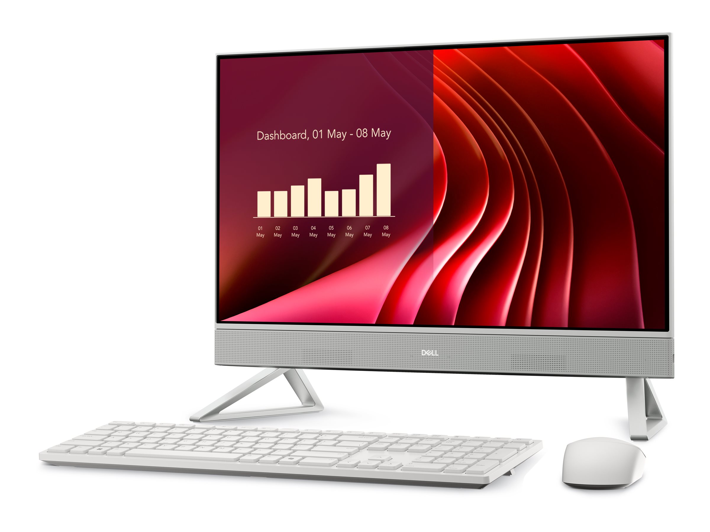 Dell 24 All-in-One EC24250 AIO Core 7 150U 16GB 1TB Intel Graphics Windows 11 Pro