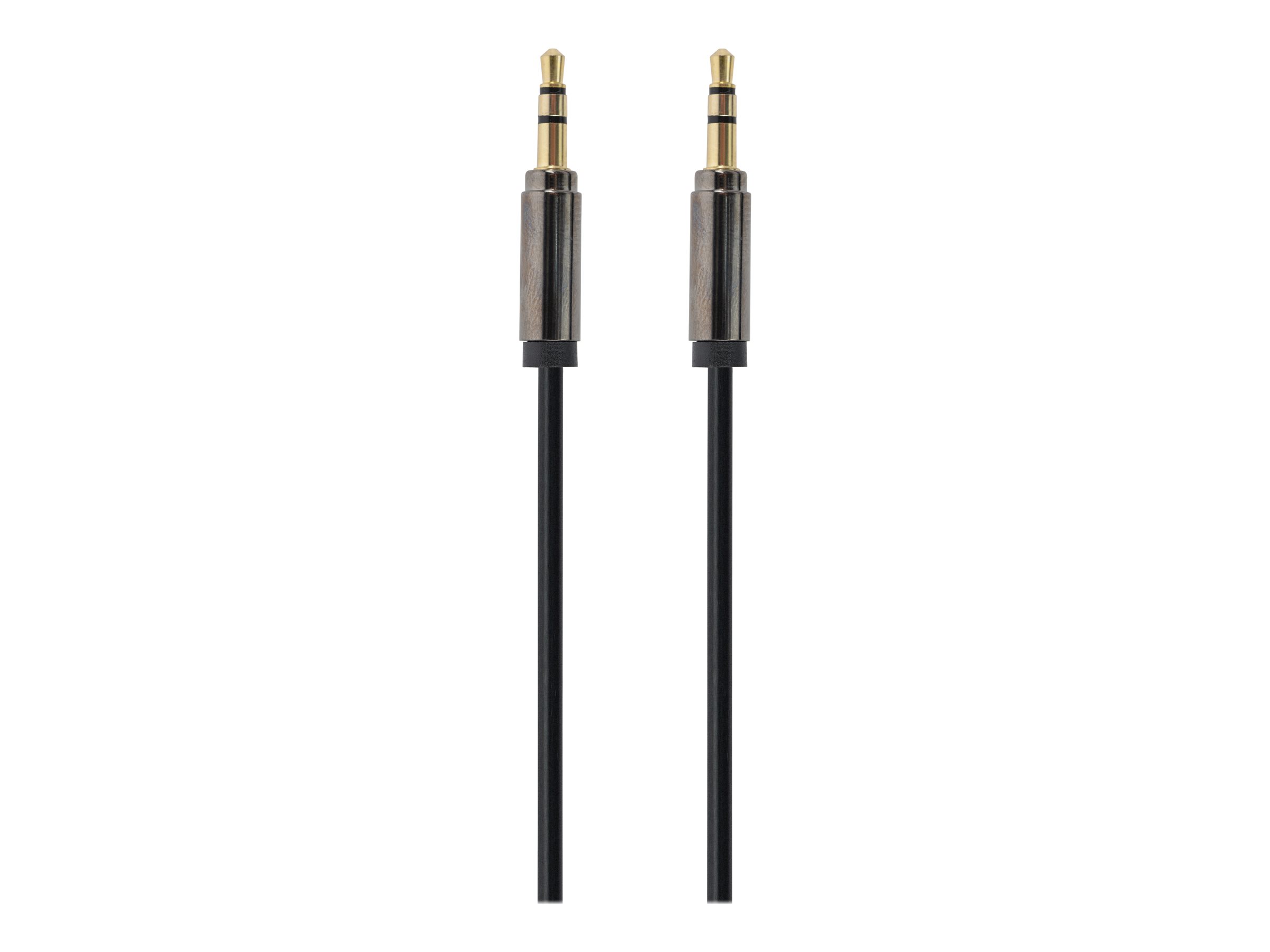 AUX lydkabel 3,5 mm han-han 1 m – Gembird, sort